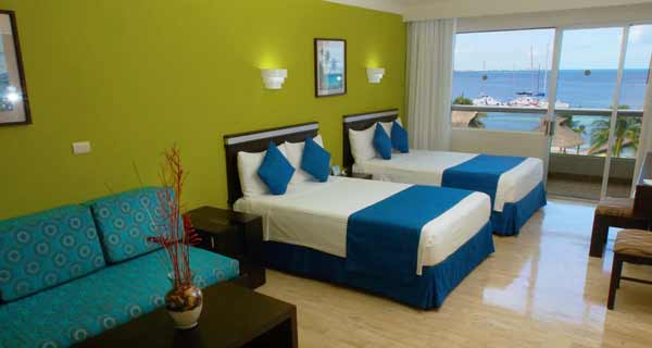 Accommodations - Aquamarina Beach Resort Hotel – Cancun - Aquamarina Beach Cancun All Inclusive